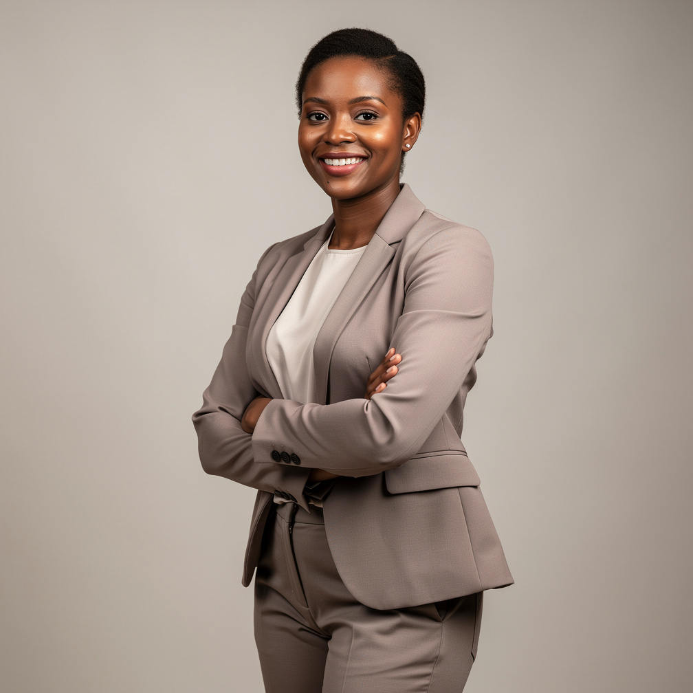 Portrait of a Belgian woman of African descent project lead
